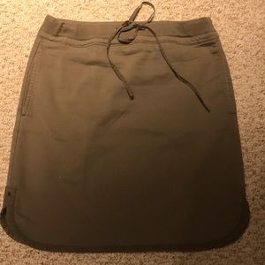 Olive green Orvis skirt